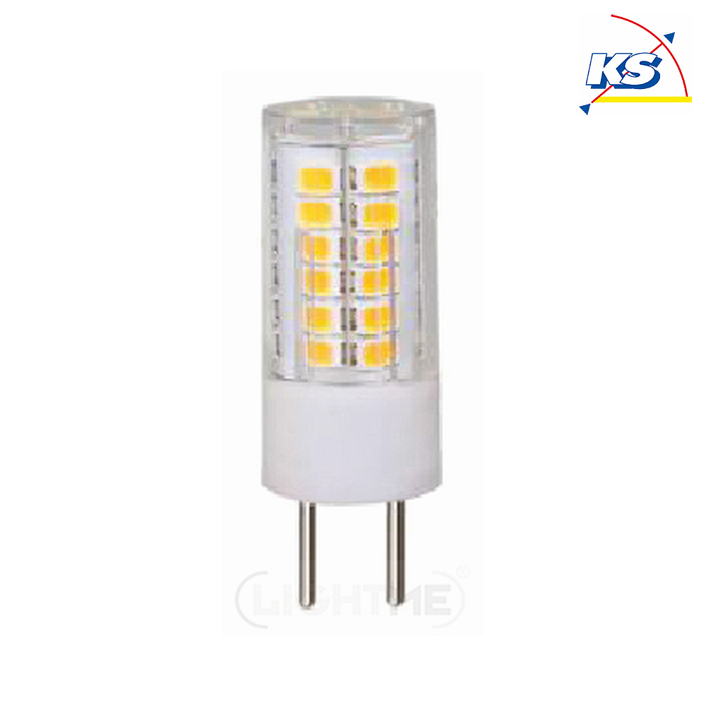 LED base lamp, 12V AC/DC, G4, 4W 3000K 450lm -