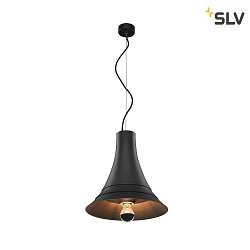 Pendant luminaire BATO 35 PD,  35cm, E27, black