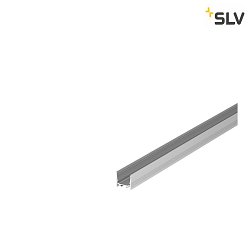 LED Aufbauprofil GRAZIA 20, standard, gerillt, 200cm, Alu