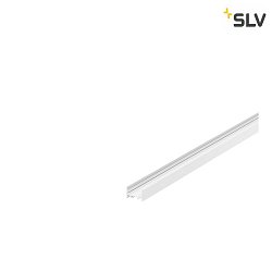 Surface LED profile GRAZIA 20, flat, smooth, 100cm, white