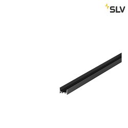 Surface LED profile GRAZIA 20, flat, smooth, 100cm, black