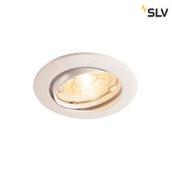 Apparecchio da incasso a soffitto PIKA QPAR51 girevole GU10, Bianco 