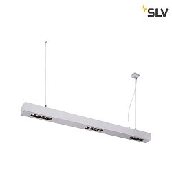 Premium-LED Pendelleuchte Q-LINE PD, 100cm, fr BAP, 45W, TRIAC dimmbar, Silber, 4000K 2300 lm