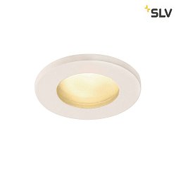 Outdoor Ceiling recessed luminaire DOLIX OUT, GU10, QPAR51, IP65,  68mm, round, white