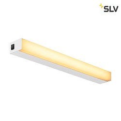 LED Wall and Ceiling luminaire SIGHT 60 CW, 20W 3000K 1490lm, with switch, white