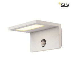 LED Outdoor Wall luminaire ANGOLUX S WL, IP44, 9.8W 3000K 560lm 100, with IR sensor, white