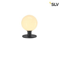 Outdoor Floorlamp GLOO PURE 27 Pole, E27, IP44 IK04, shade  20cm, height 27cm, anthracite