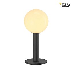 Outdoor Floorlamp GLOO PURE 44 Pole, E27, IP44 IK04, shade  20cm, height 44cm, anthracite