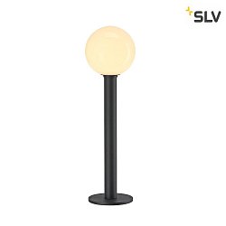 Outdoor Floorlamp GLOO PURE 70 Pole, E27, IP44 IK04, shade  20cm, height 70cm, anthracite