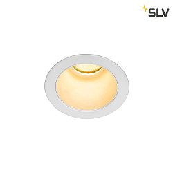 LED Ceiling recessed luminaire HORN MAGNA, 7.7W 3000K,, 470lm 25, white