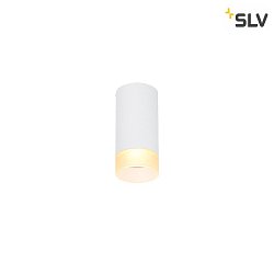 Luminaire de plafond ASTINA Bas, cylindrique, avec diffuseur GU10 IP20, blanche gradable