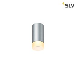 Luminaire de plafond ASTINA Bas, cylindrique, avec diffuseur GU10 IP20, gris gradable