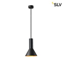 Luminaire  suspension PHELIA 175 PD mdium E27 IP20, or, noir  gradable