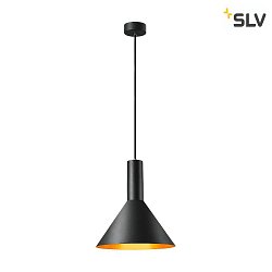 Luci a sospesione PHELIA 275 E27, Oro, Nero