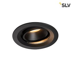 LED Ceiling recessed luminaire NUMINOS DL M, 2700K, IP20, rotatable / pivotable, 20, 1460lm, UGR 19, black/black