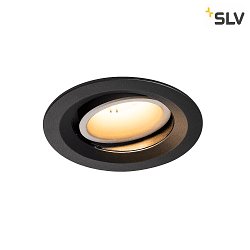 LED Ceiling recessed luminaire NUMINOS DL M, 2700K, IP20, rotatable / pivotable, 20, 1600lm, UGR 20, black/white