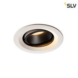 LED Ceiling recessed luminaire NUMINOS DL M, 2700K, IP20, rotatable / pivotable, 20, 1460lm, UGR 19, white/black