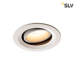 LED Ceiling recessed luminaire NUMINOS DL M, 3000K, IP20, rotatable / pivotable, 20, 1600lm, UGR 20, white/white