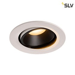 LED Ceiling recessed luminaire NUMINOS DL L, 2700K, IP20, rotatable / pivotable, 20, 2150lm, UGR 20, white/black