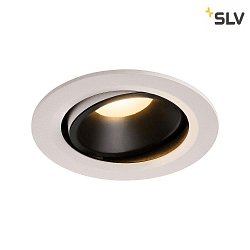 LED Ceiling recessed luminaire NUMINOS DL L, 3000K, IP20, rotatable / pivotable, 20, 2150lm, UGR 20, white/black