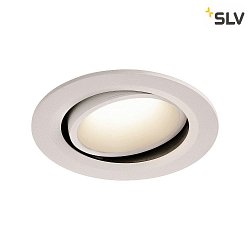 Apparecchio da incasso a soffitto NUMINOS DL L girevole, ruotabile IP20, Bianco