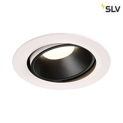 LED Ceiling recessed luminaire NUMINOS DL XL, 4000K, IP20, rotatable / pivotable, 20, 3600lm, UGR 21, white/black