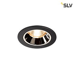 LED Ceiling recessed luminaire NUMINOS DL S, 2700K, IP20, 20, 690lm, UGR 16, black/chrome