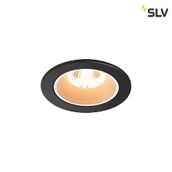 LED Ceiling recessed luminaire NUMINOS DL S, 2700K, IP20, 40, 720lm, UGR 18, black/white