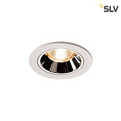 Apparecchio da incasso a soffitto NUMINOS DL S IP20, Cromo, Bianco