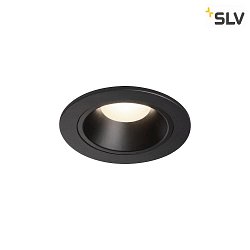 LED Ceiling recessed luminaire NUMINOS DL S, 4000K, IP20, 20, 730lm, UGR 18, black/black