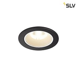 LED Ceiling recessed luminaire NUMINOS DL S, 4000K, IP20, 20, 790lm, UGR 19, black/white