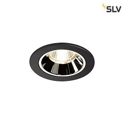 LED Deckeneinbauleuchte NUMINOS DL S, 4000K, IP20, 20, 750lm, UGR 16, schwarz/chrom