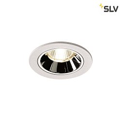 LED Ceiling recessed luminaire NUMINOS DL S, 4000K, IP20, 20, 750lm, UGR 16, white/chrome