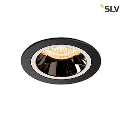 LED Ceiling recessed luminaire NUMINOS DL M, 2700K, IP20, 20, 1550lm, UGR 17, black/chrome