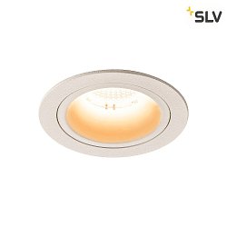 LED Ceiling recessed luminaire NUMINOS DL M, 2700K, IP20, 20, 1600lm, UGR 20, white/white