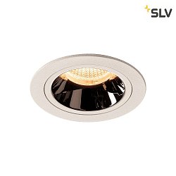 LED Ceiling recessed luminaire NUMINOS DL M, 2700K, IP20, 20, 1550lm, UGR 17, white/chrome