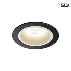 LED Ceiling recessed luminaire NUMINOS DL M, 4000K, IP20, 20, 1750lm, UGR 20, black/white