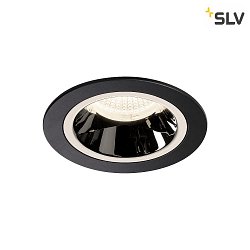 Apparecchio da incasso a soffitto NUMINOS DL M IP20, Cromo, Nero