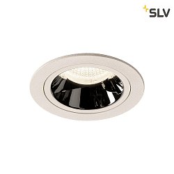 LED Ceiling recessed luminaire NUMINOS DL M, 4000K, IP20, 20, 1660lm, UGR 17, white/chrome