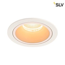 LED Deckeneinbauleuchte NUMINOS DL L, 2700K, IP20, 20, 2250lm, UGR 18, wei/wei