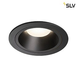 LED Ceiling recessed luminaire NUMINOS DL L, 4000K, IP20, 20, 2350lm, UGR 20, black/black