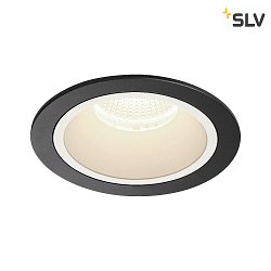 LED Ceiling recessed luminaire NUMINOS DL L, 4000K, IP20, 40, 2450lm, UGR 19, black/white