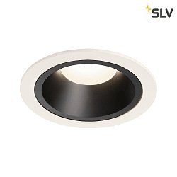 LED Ceiling recessed luminaire NUMINOS DL L, 4000K, IP20, 20, 2350lm, UGR 20, white/black