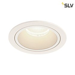 LED Ceiling recessed luminaire NUMINOS DL L, 4000K, IP20, 20, 2450lm, UGR 18, white/white