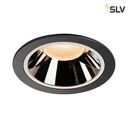 LED Ceiling recessed luminaire NUMINOS DL XL, 2700K, IP20, 20, 3400lm, UGR 17, black/chrome