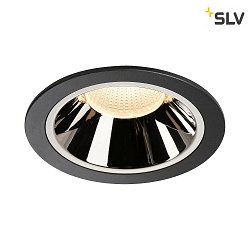 LED Ceiling recessed luminaire NUMINOS DL XL, 3000K, IP20, 20, 3500lm, UGR 17, black/chrome