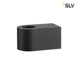 Lampada da parete FITU CUBE WL E27 IP20, Nero