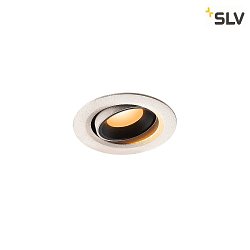 LED Ceiling recessed luminaire NUMINOS MOVE XS, 2700K, 20, white/black