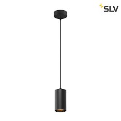 Luminaire  suspension ASTO TUBE  1 flamme GU10 IP20, noir 