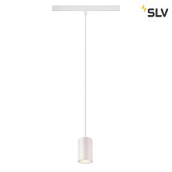 LED Niedervolt-Schienen Pendelleuchte NUMINOS XS, 48V, 8.7W 4000K 20, DALI 2 dimmbar, matt wei